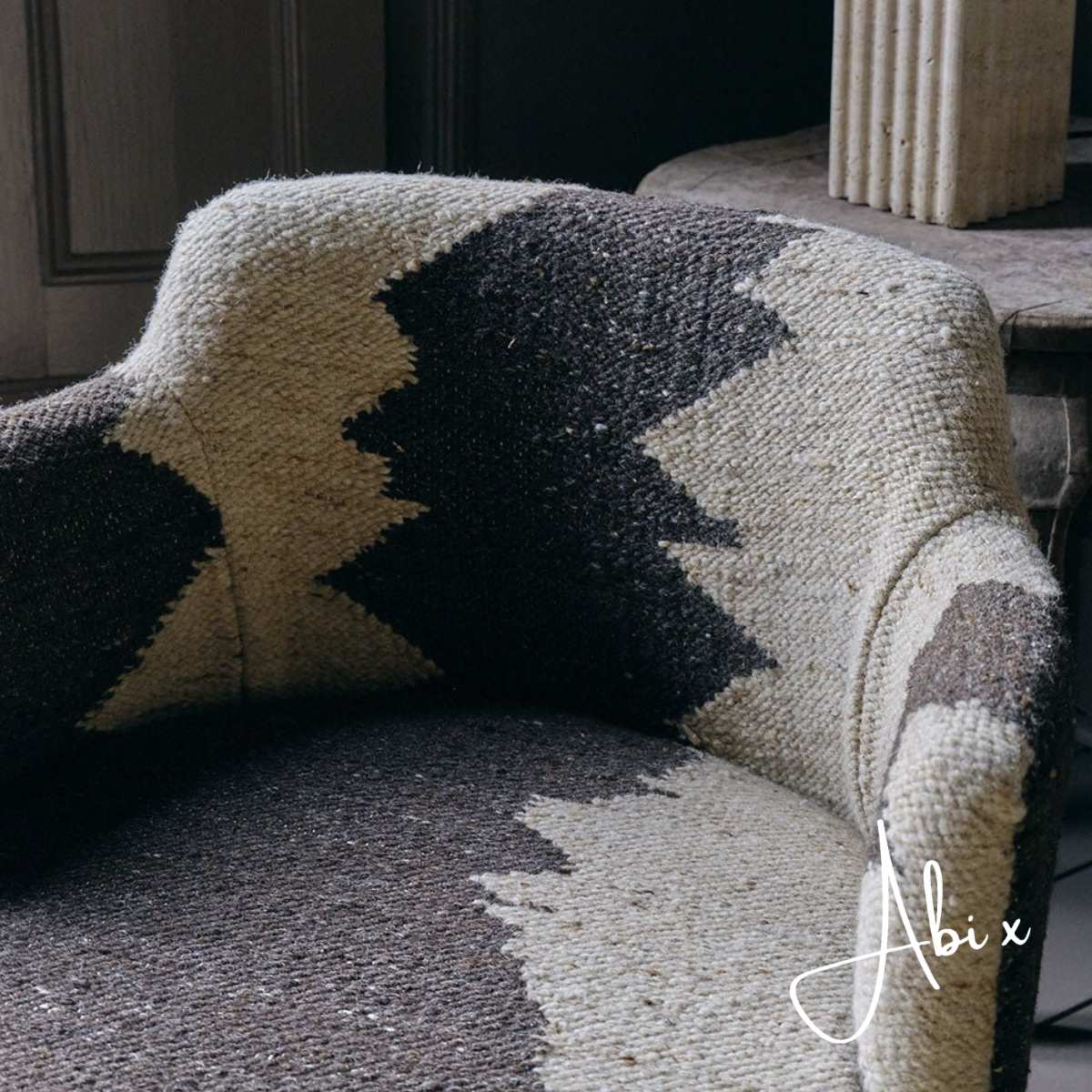 Akita Patterned Armchair - Image 5