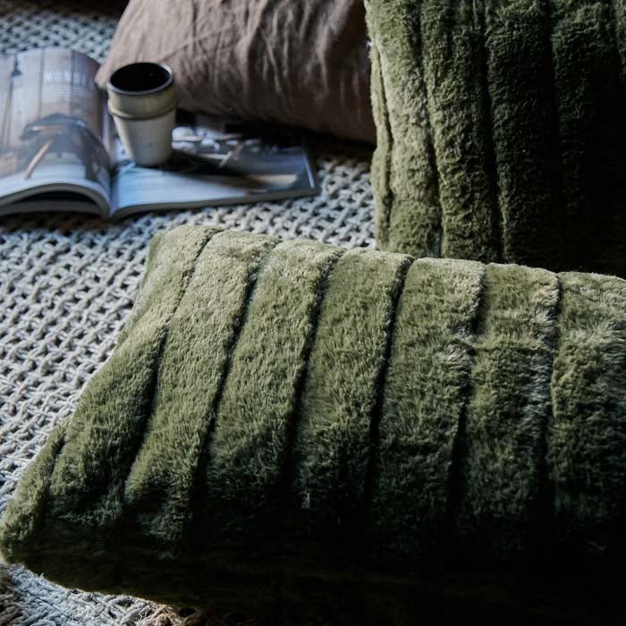 Alayna Faux Fur Cushion - Image 3