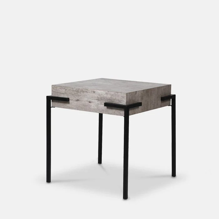 Alberton Faux Concrete Side Table - Image 4