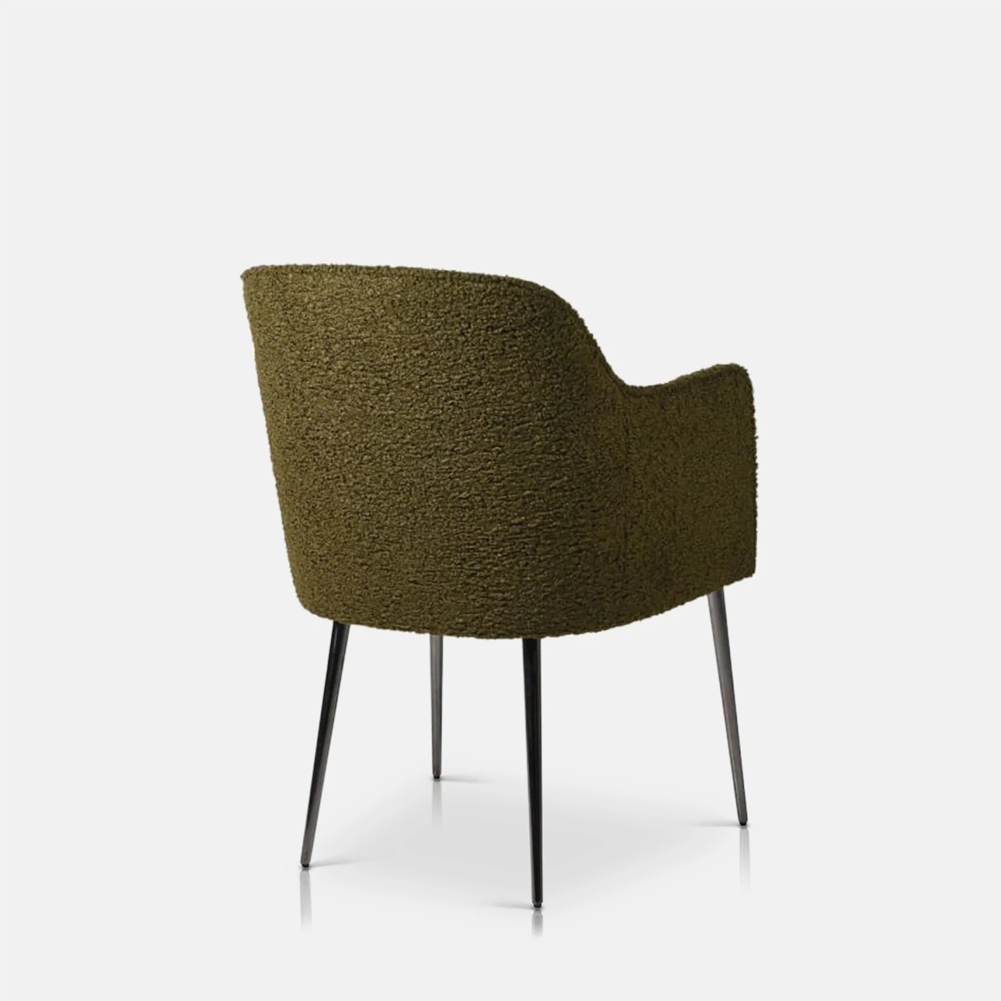 Andie Faux Sheepskin Dining Chair - Image 2