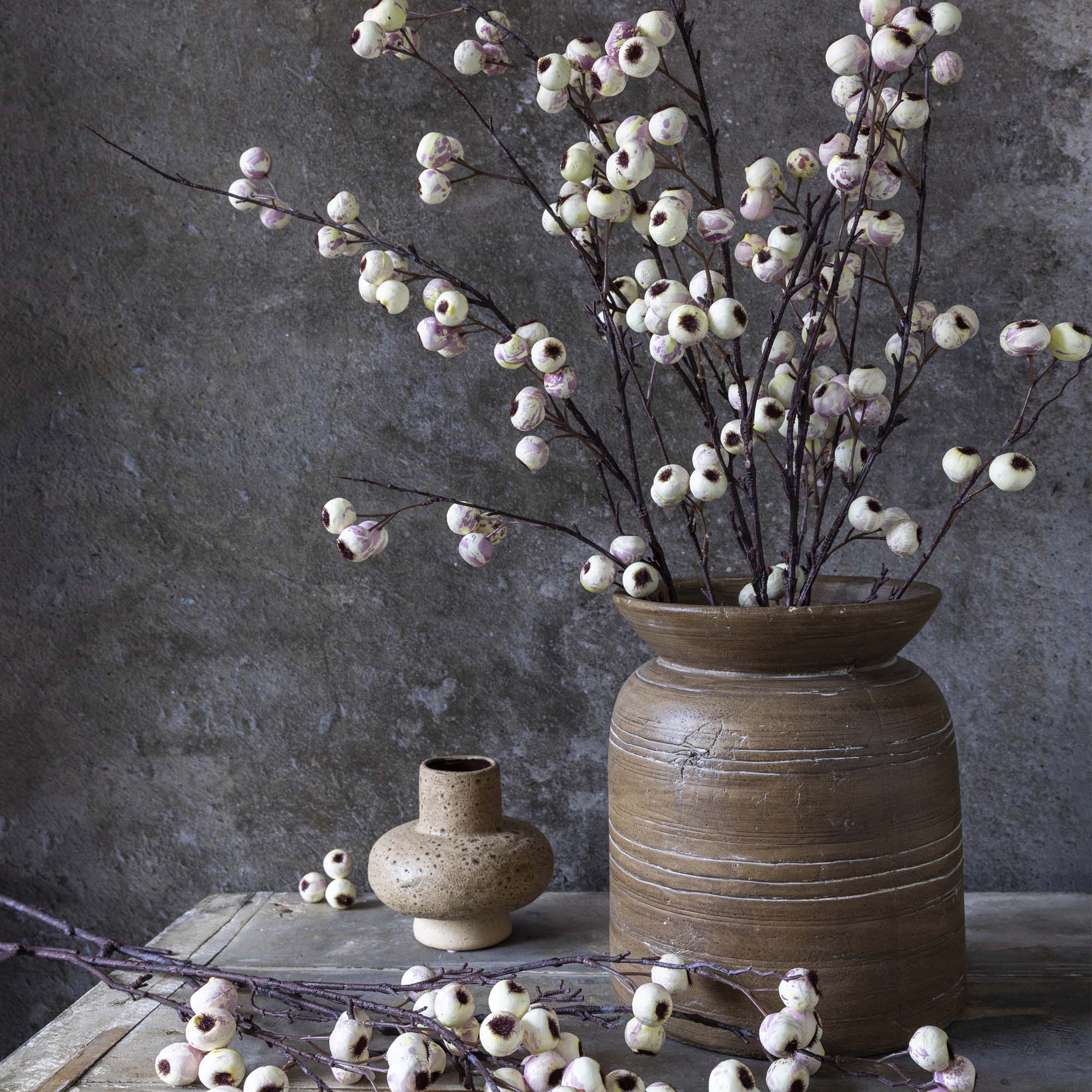 Artificial Berry Hawthorn, Cream - Image 4