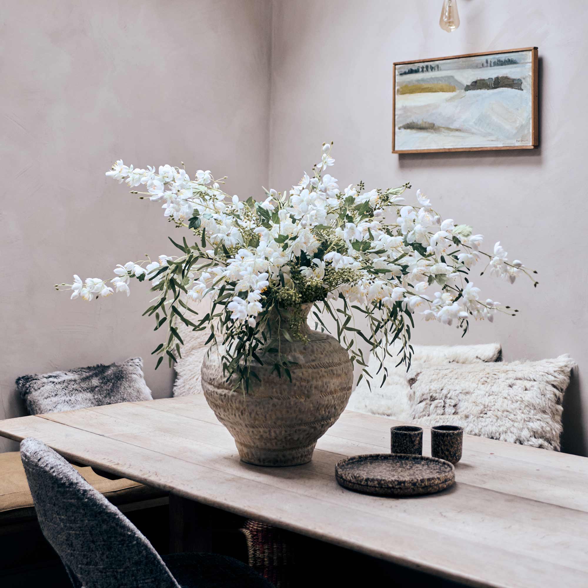 Artificial Campanula, Cream - Image 6