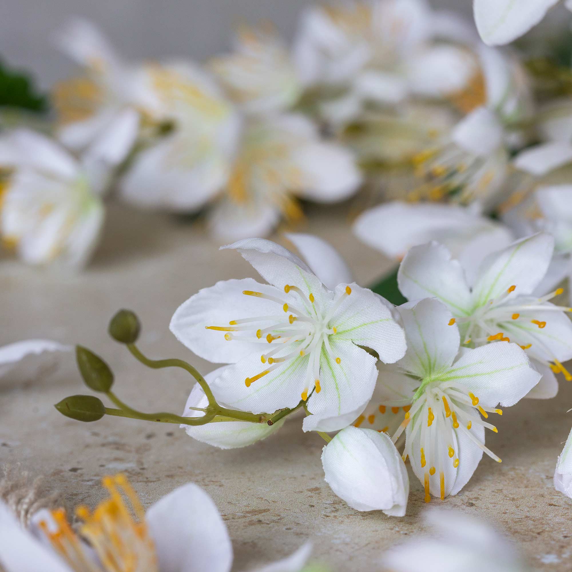 Artificial Campanula, Cream - Image 7