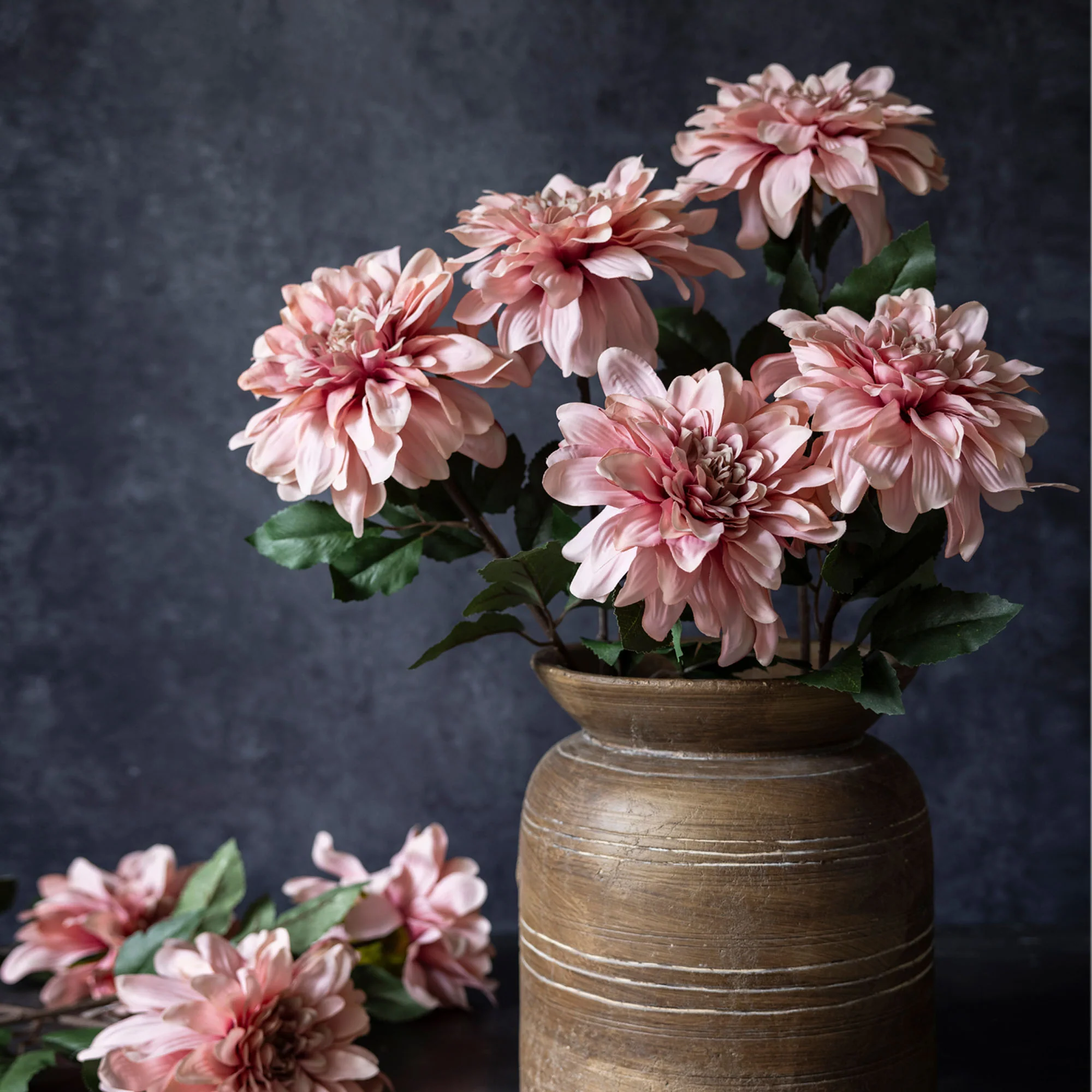 Artificial Dahlia, Flamingo - Image 4