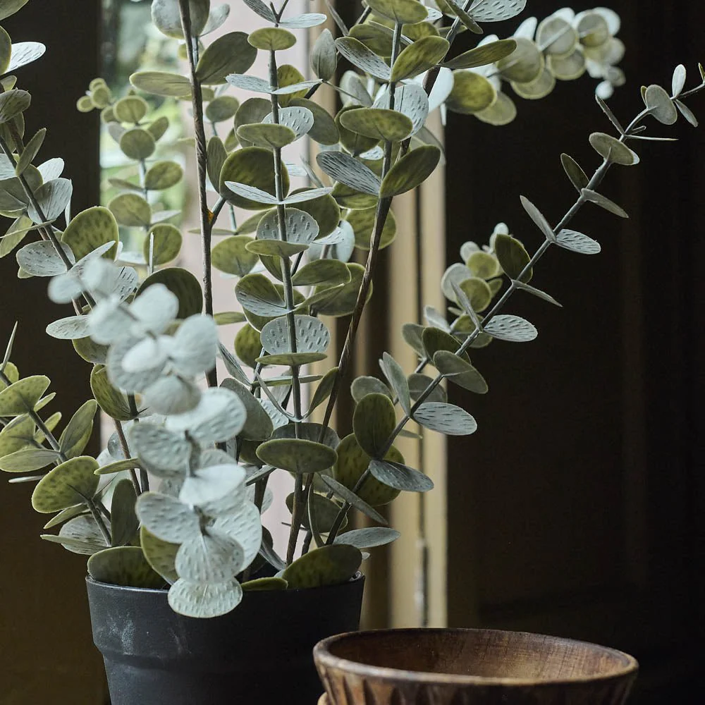 Artificial Eucalyptus Silver in Pot - Image 3