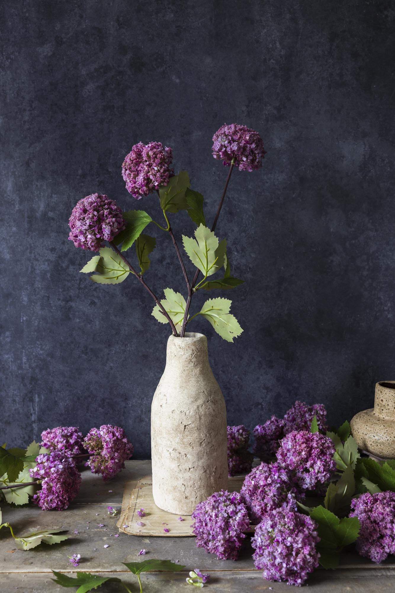 Artificial Guelder Rose, Mauve - Image 5
