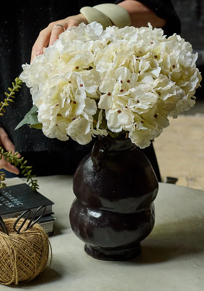 Artificial Hydrangea Anabelle Bunch - Image 5