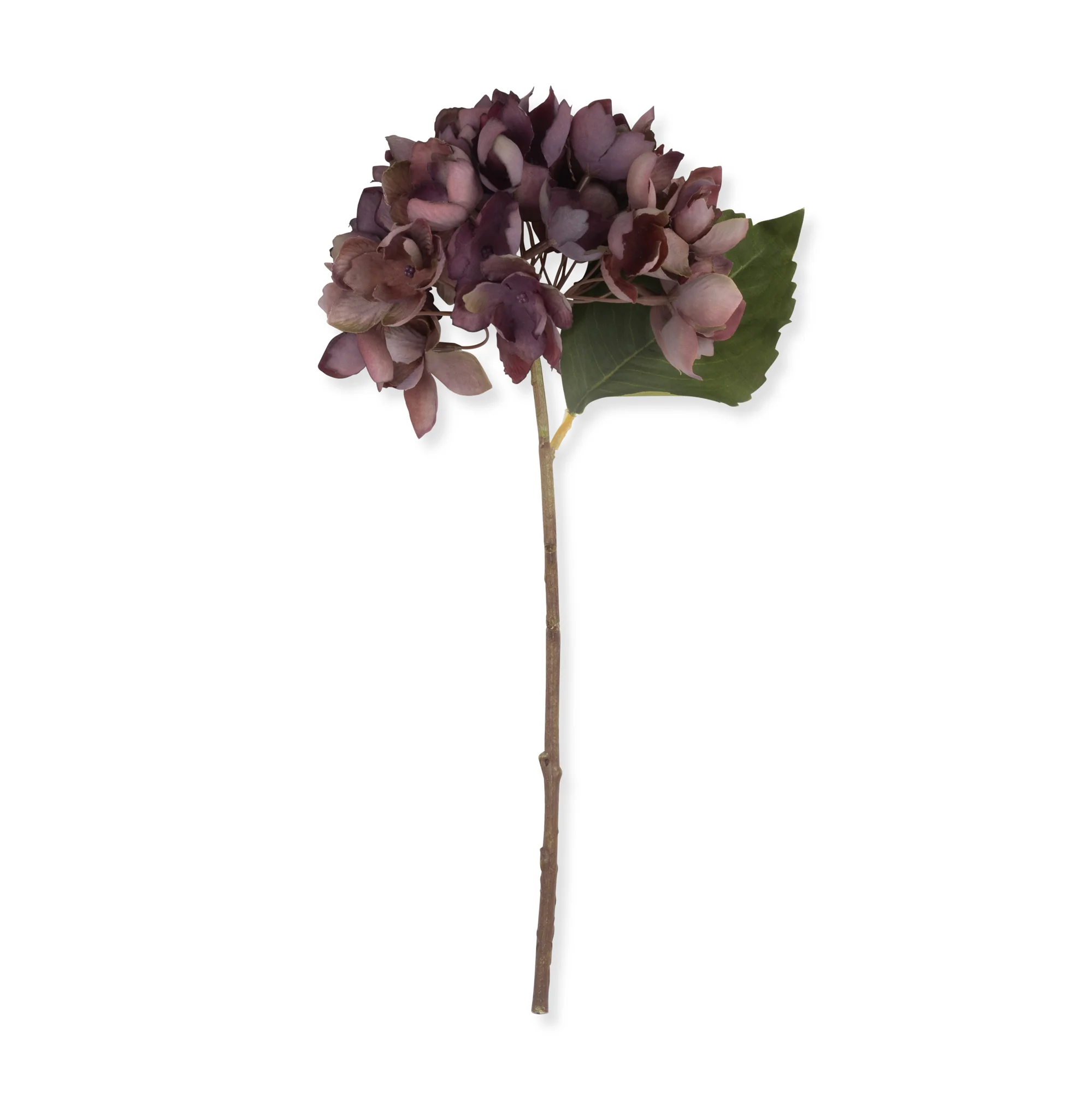 Artificial Hydrangea, Damson - Image 3