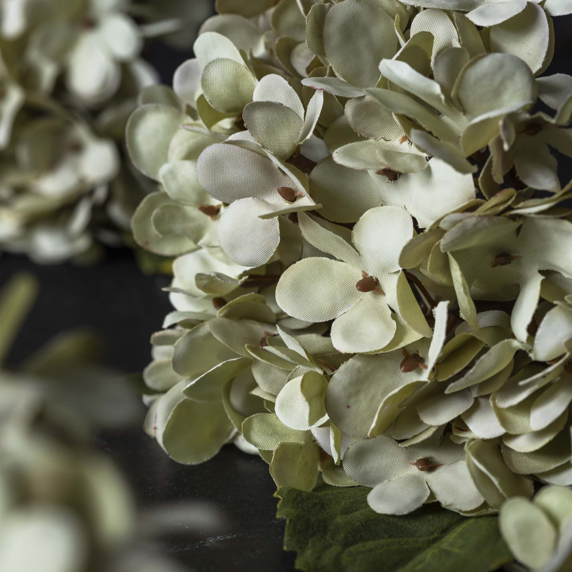 Artificial Hydrangea, Soft Green - Image 2