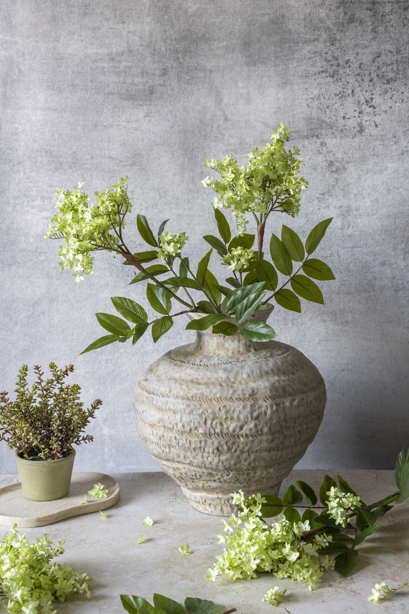 Artificial Lilac Stem, Pistachio - Image 5