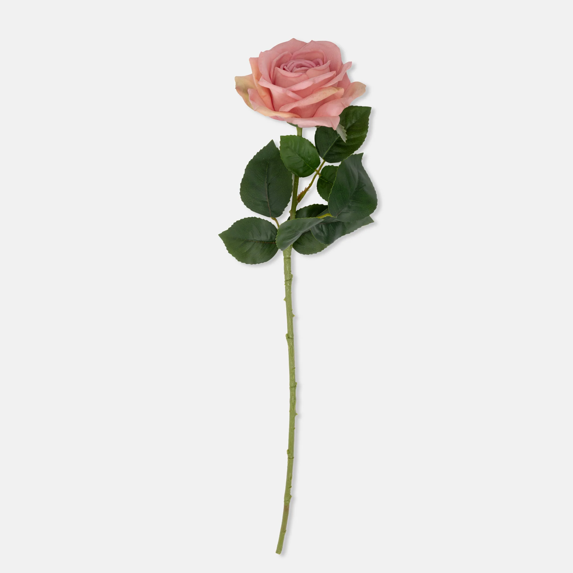 Artificial Real Touch Rose, Peach - Image 3
