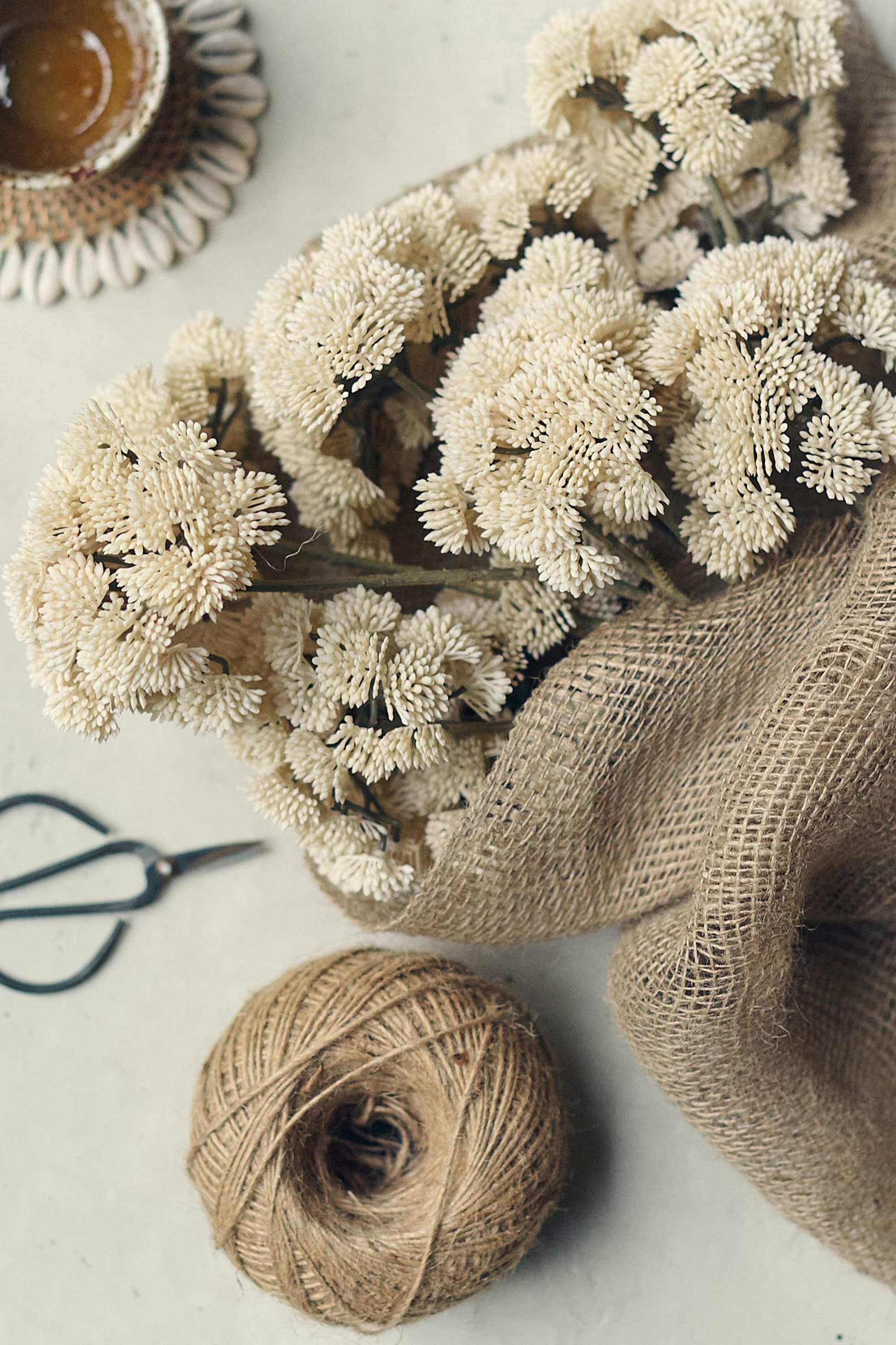 Artificial Sedum, Cream - Image 5