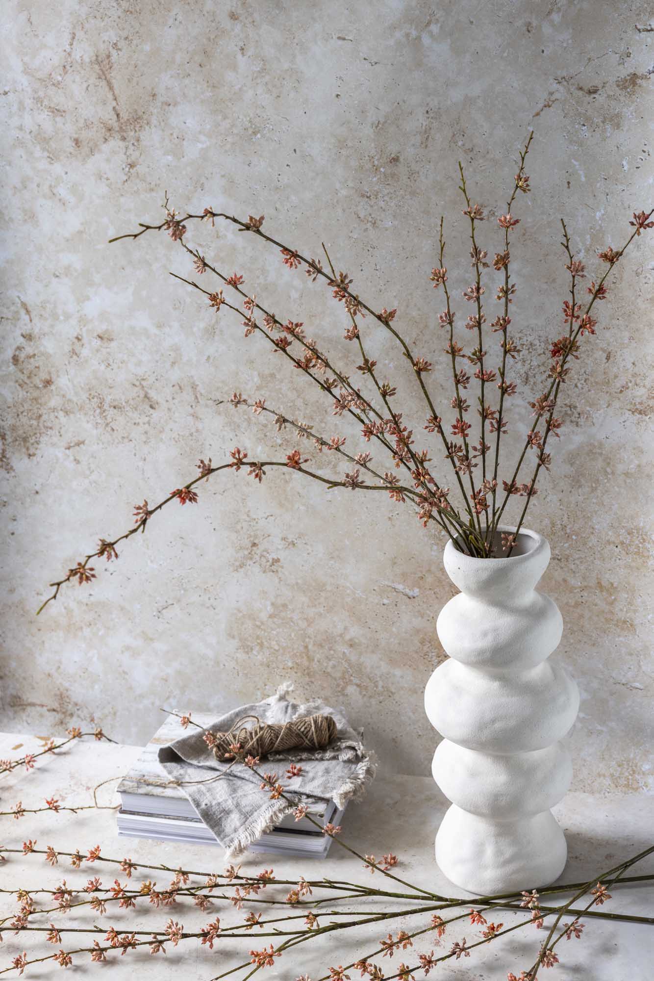 Artificial Succulent Branch, Coral - Image 5