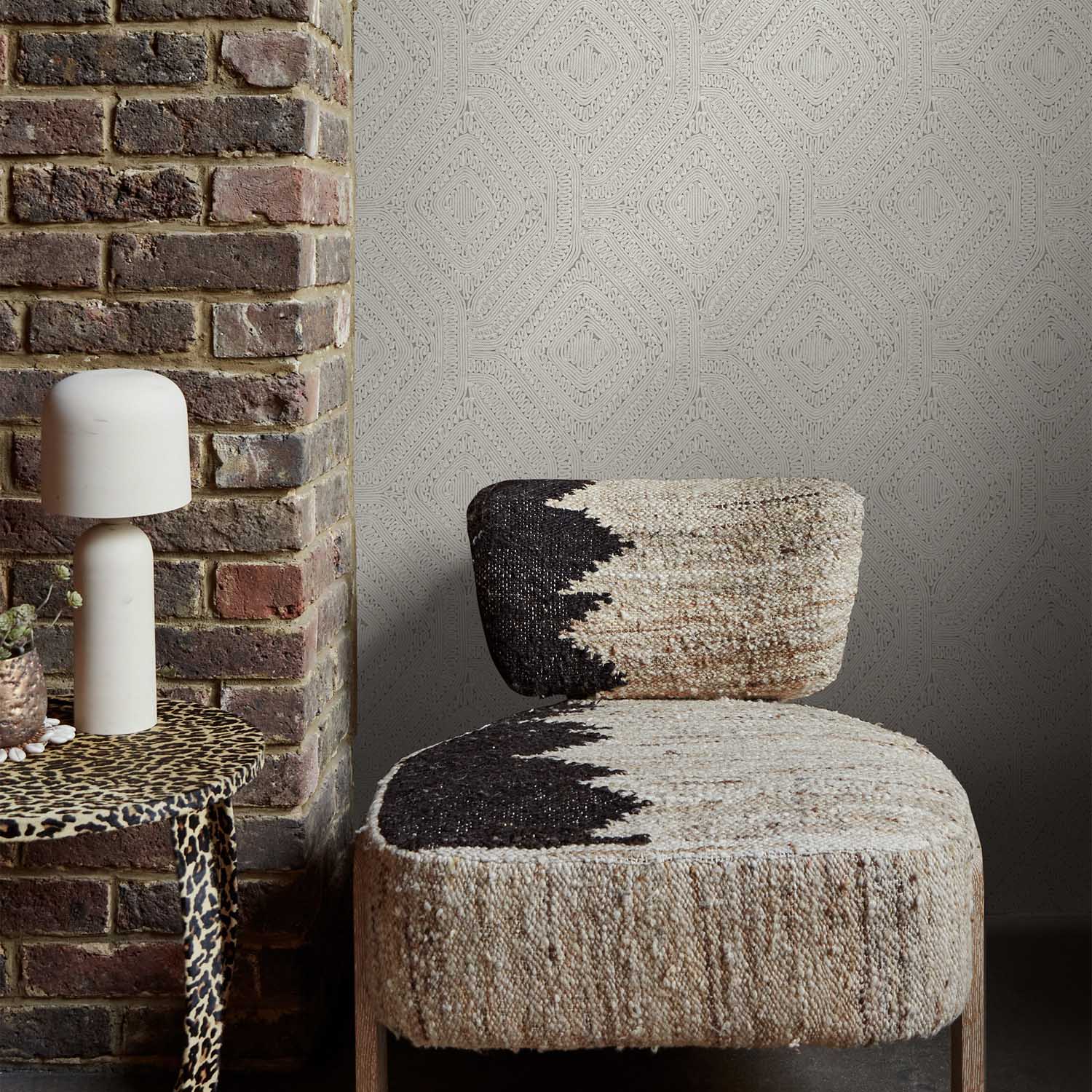 Artisan Weave Wallpaper, Cream - Image 2