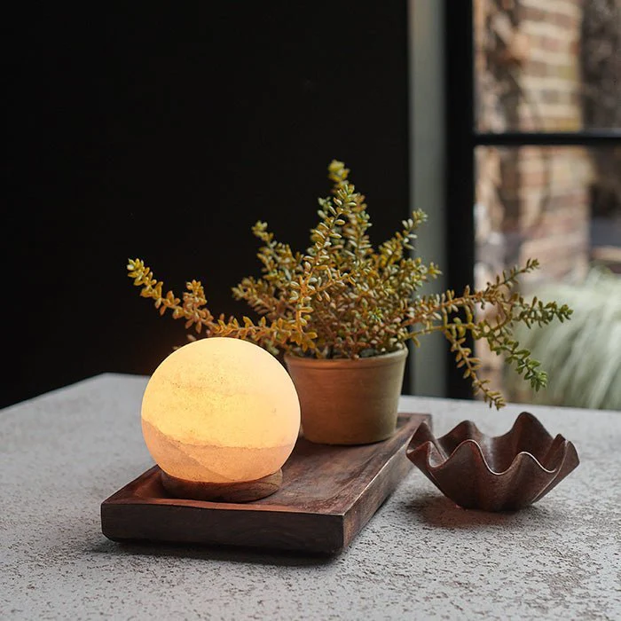 Auli Himalayan Salt Lamp, White - Image 2