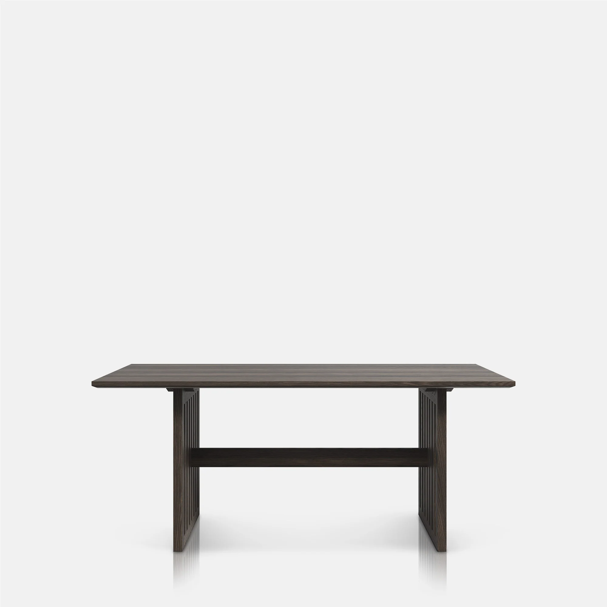 Batten Wooden Dining Table - 1.8m