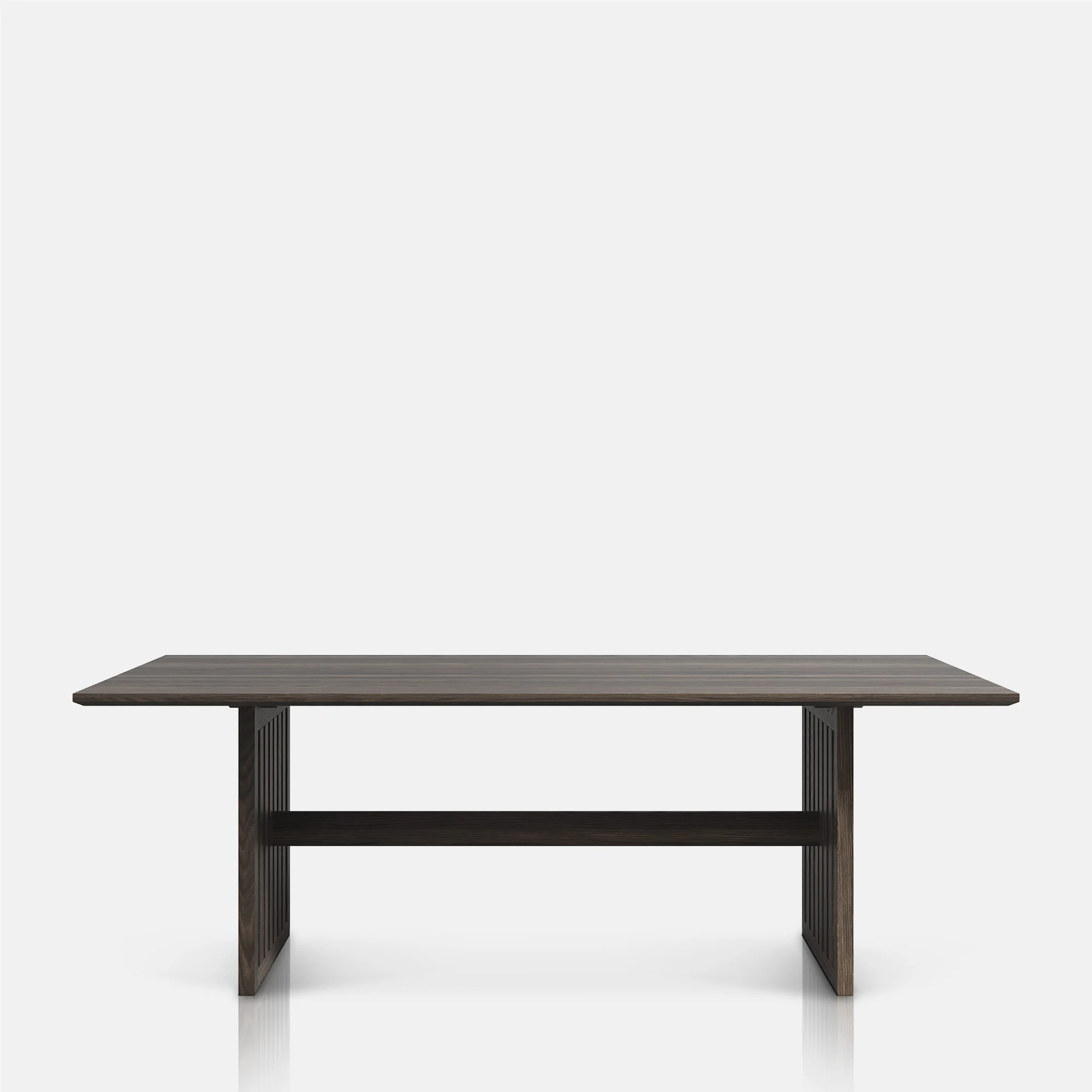 Batten Wooden Dining Table - 2.2m