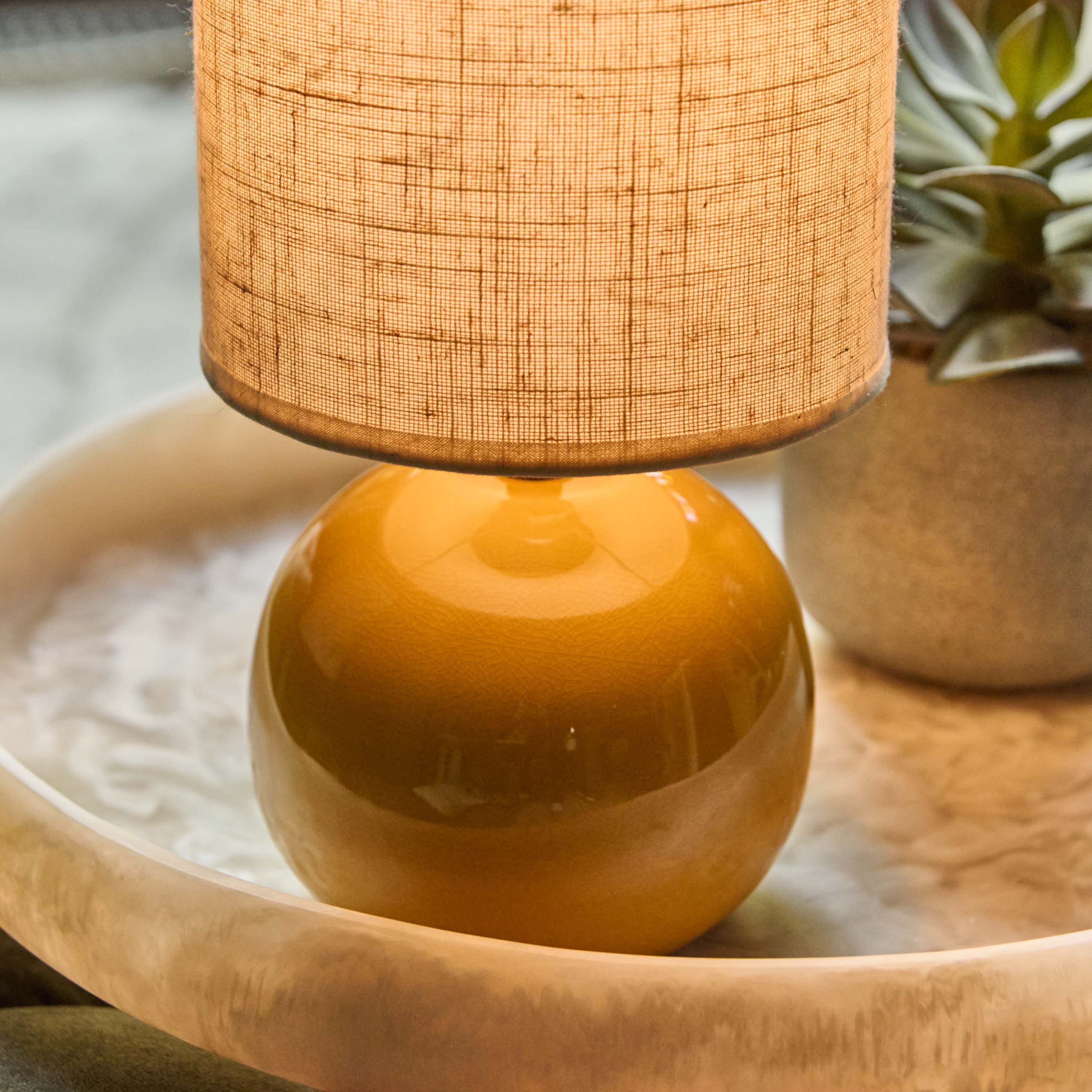Blair Table Lamp, Mustard - Image 7