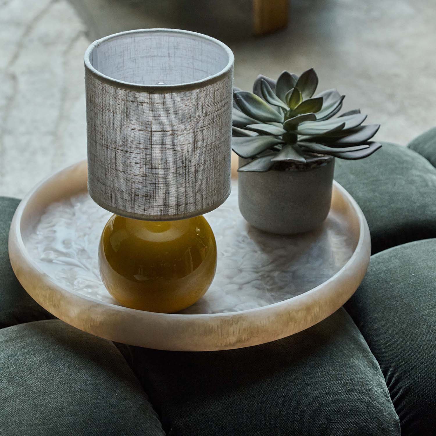 Blair Table Lamp, Mustard - Image 9