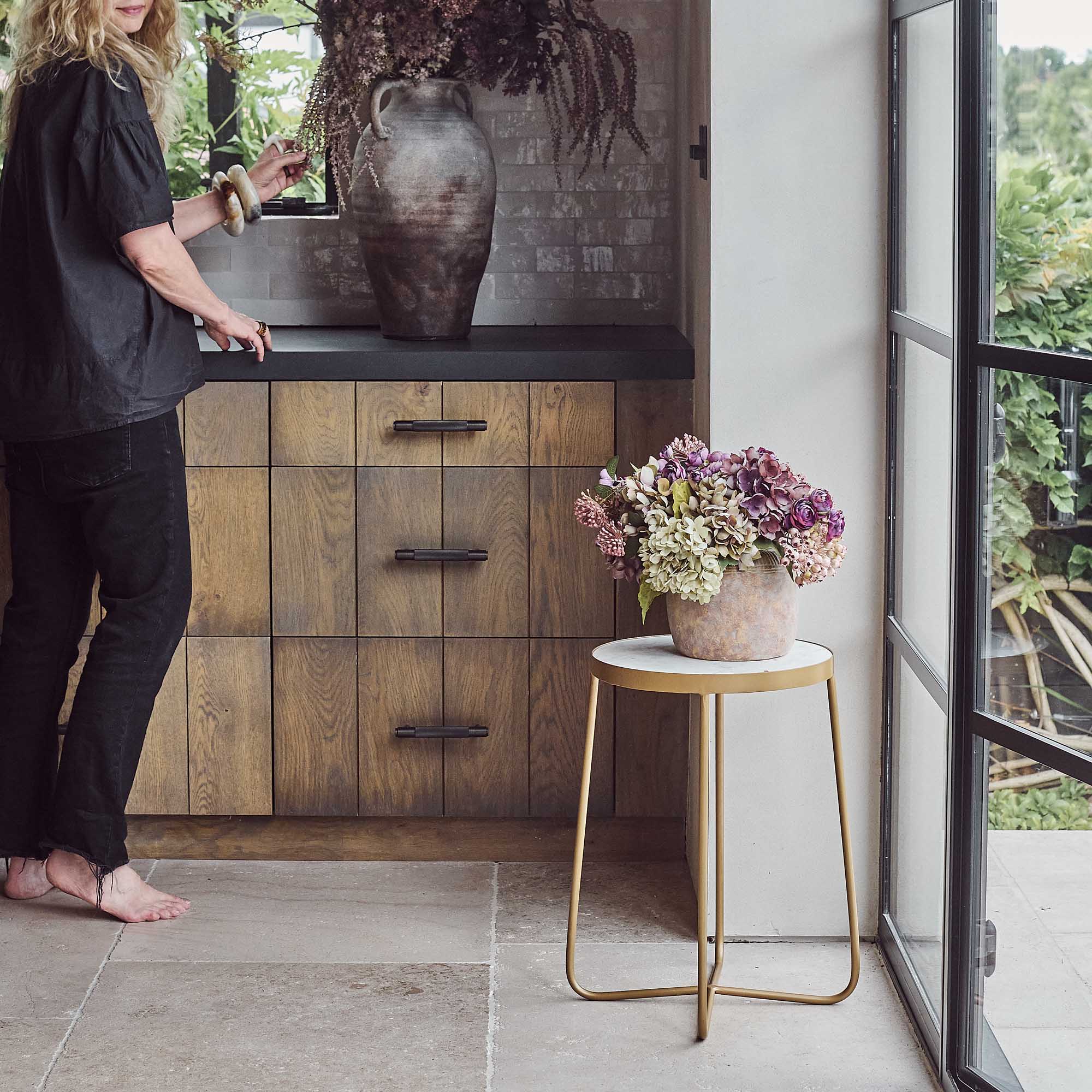 Blanco Marble Side Table - Image 2