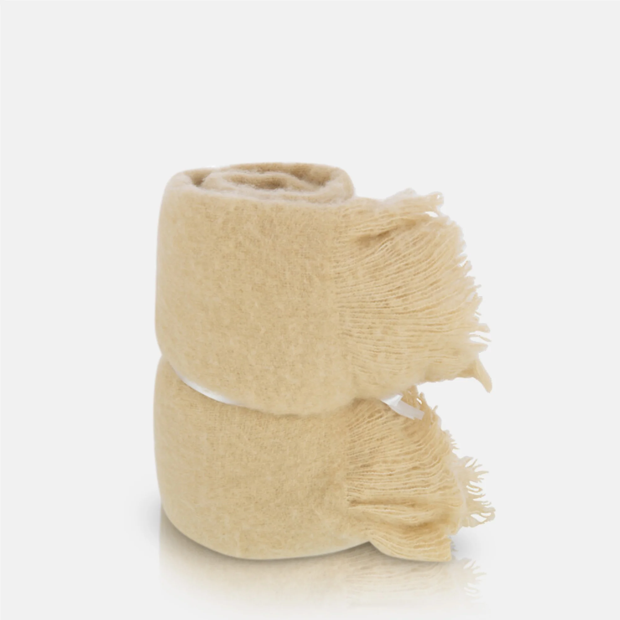 Borough Beige Throw - Image 4