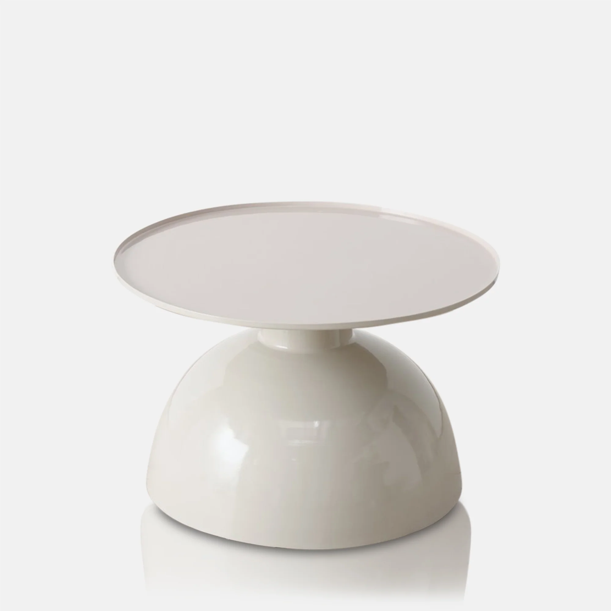 Burton Side Table, Cream - Image 4