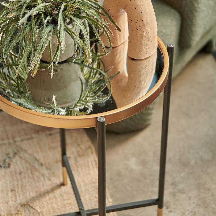 Cairo Mirrored Side Table - Image 2