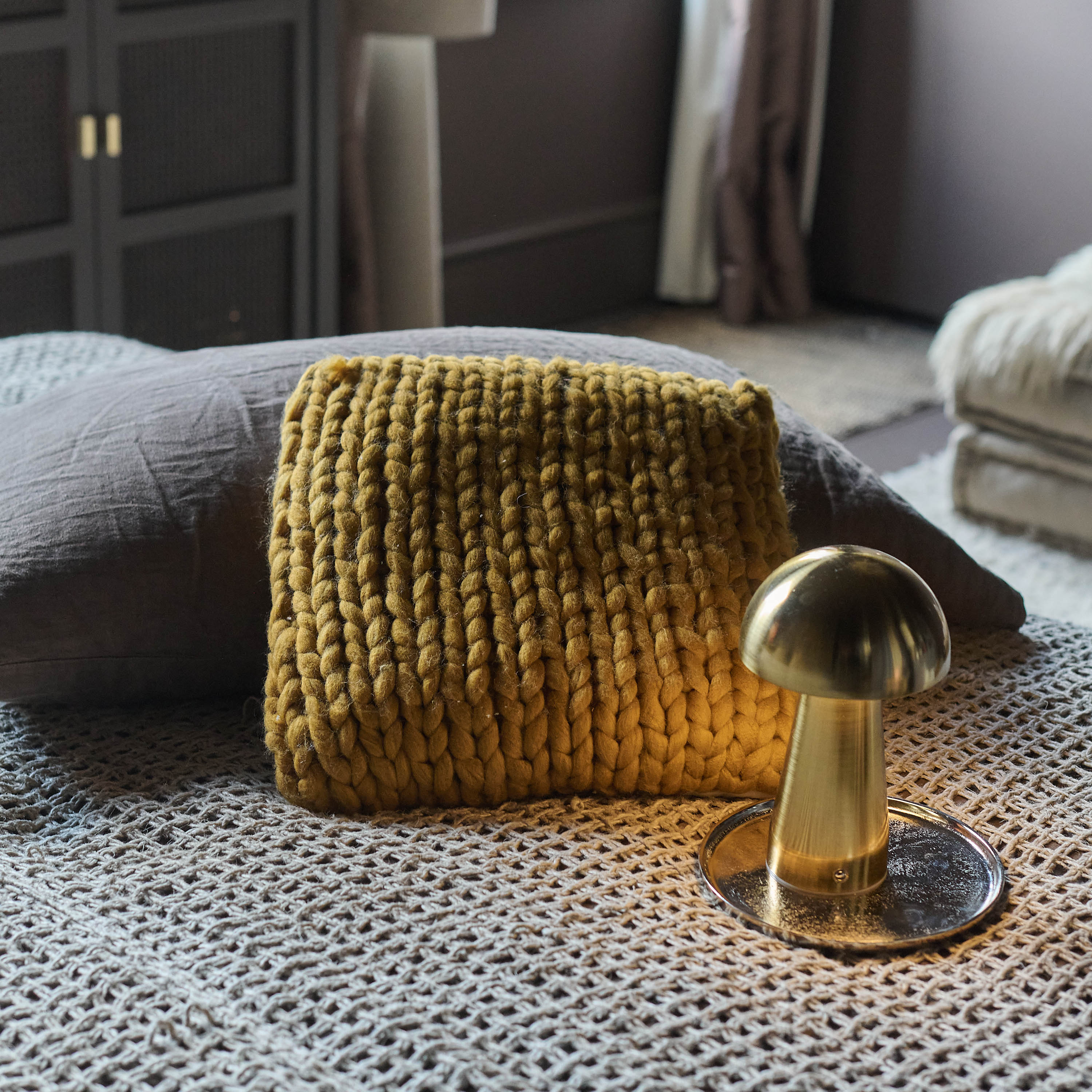 Carmac Knitted Cushion