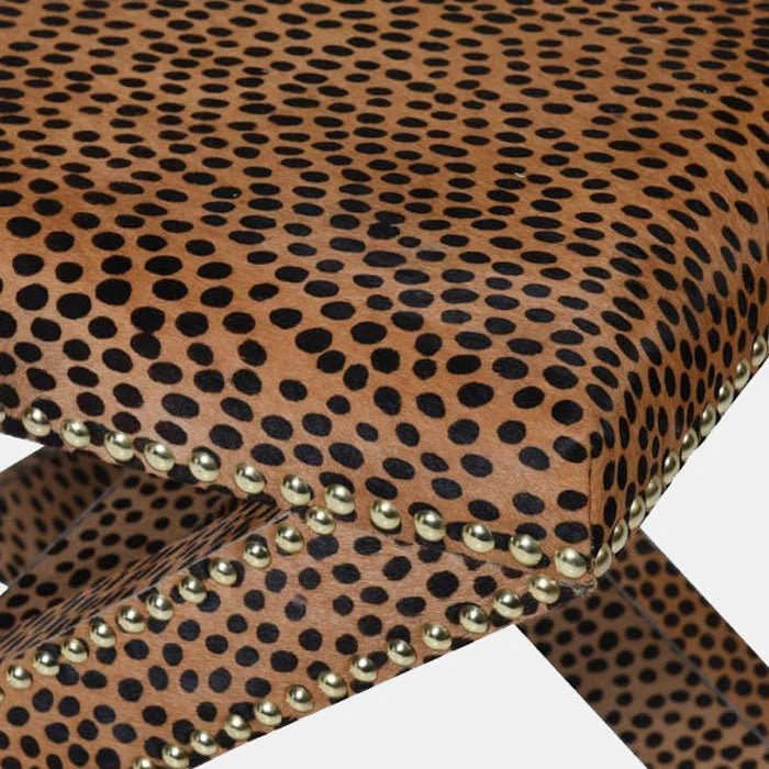 Chester Leopard Print Stool - Image 3