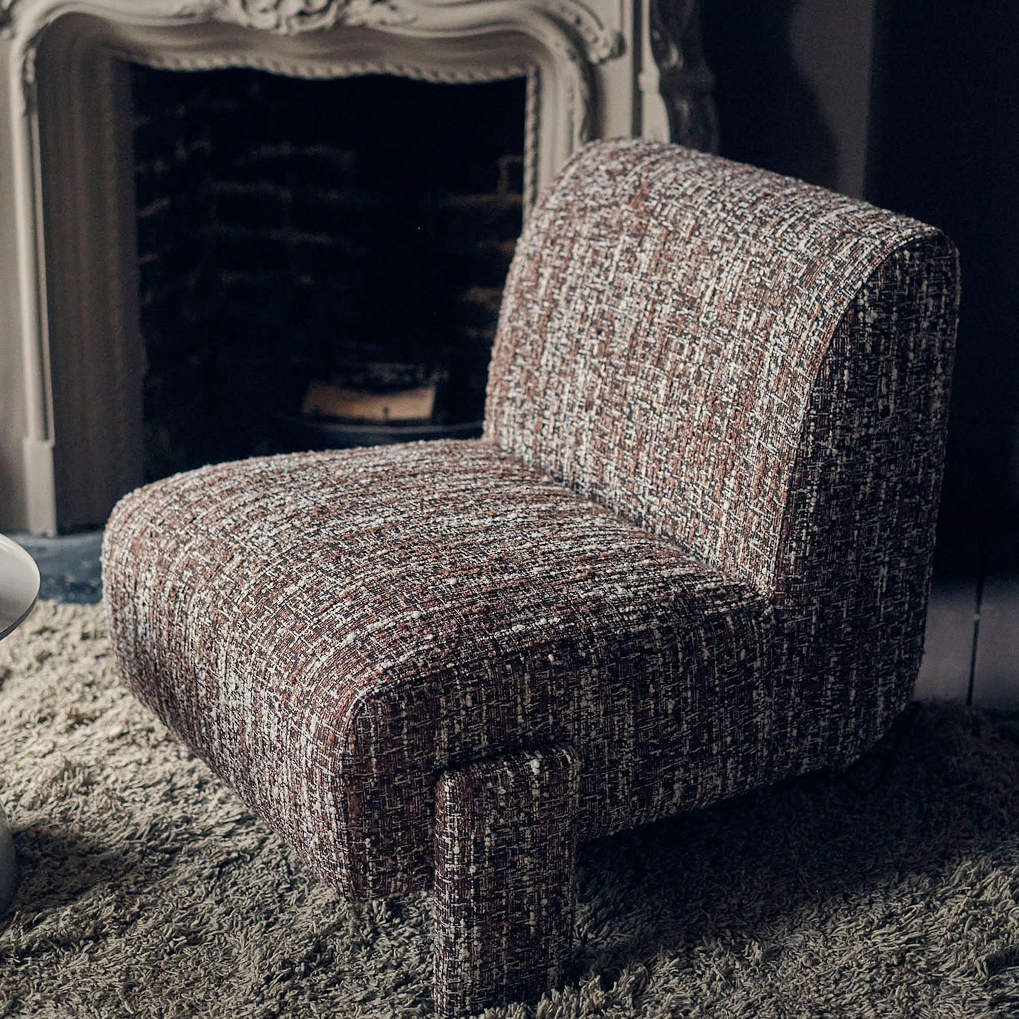 Darell Boucle Accent Chair