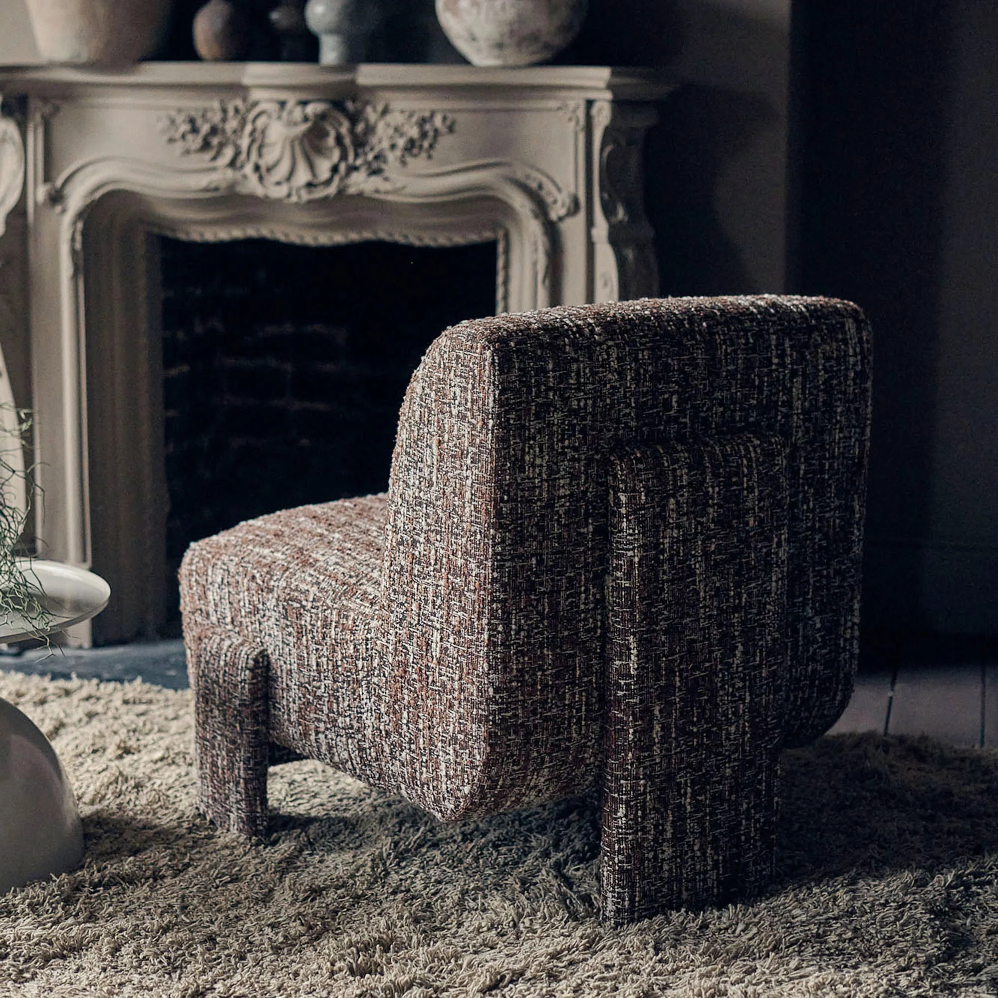 Darell Boucle Accent Chair - Image 3