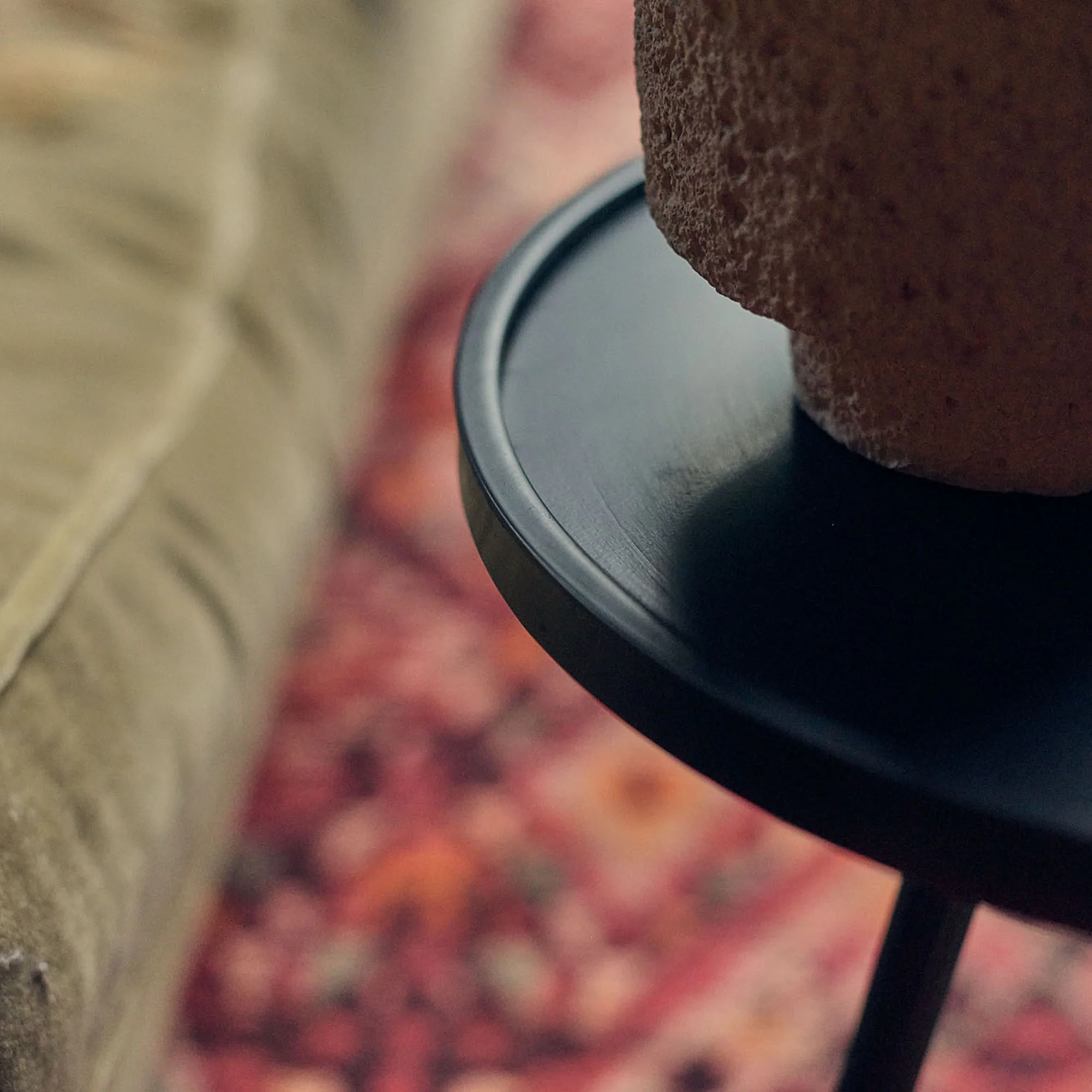 Declan Metal Side Table, Zinc - Image 3