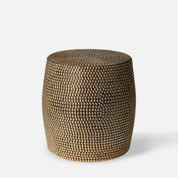 Dewitt Brass Stud Stool - Image 4