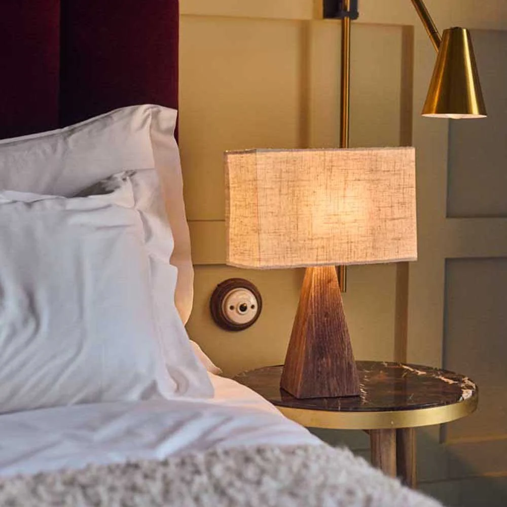 Drake Wooden Table Lamp - Image 3