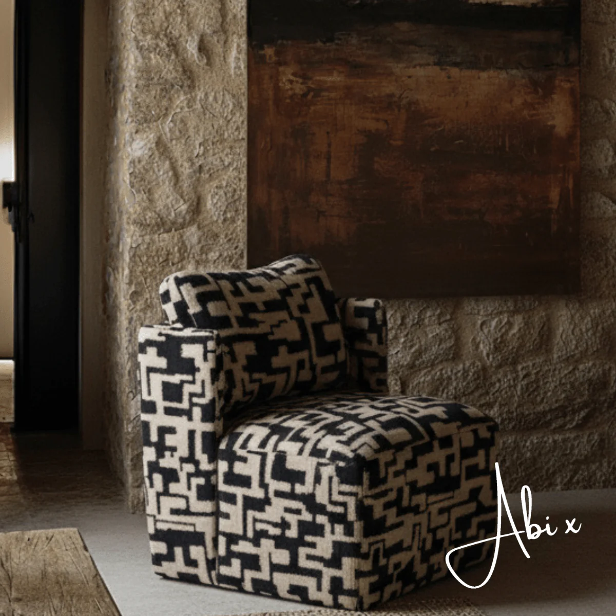 Dulwich Patterned Armchair - Image 6