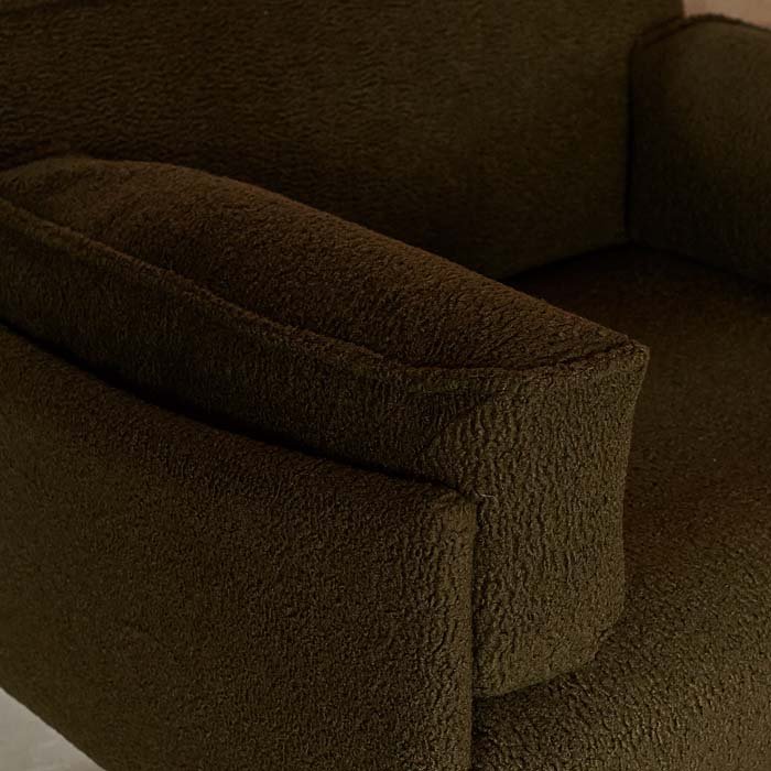 Eartha Green Boucle Armchair - Image 3