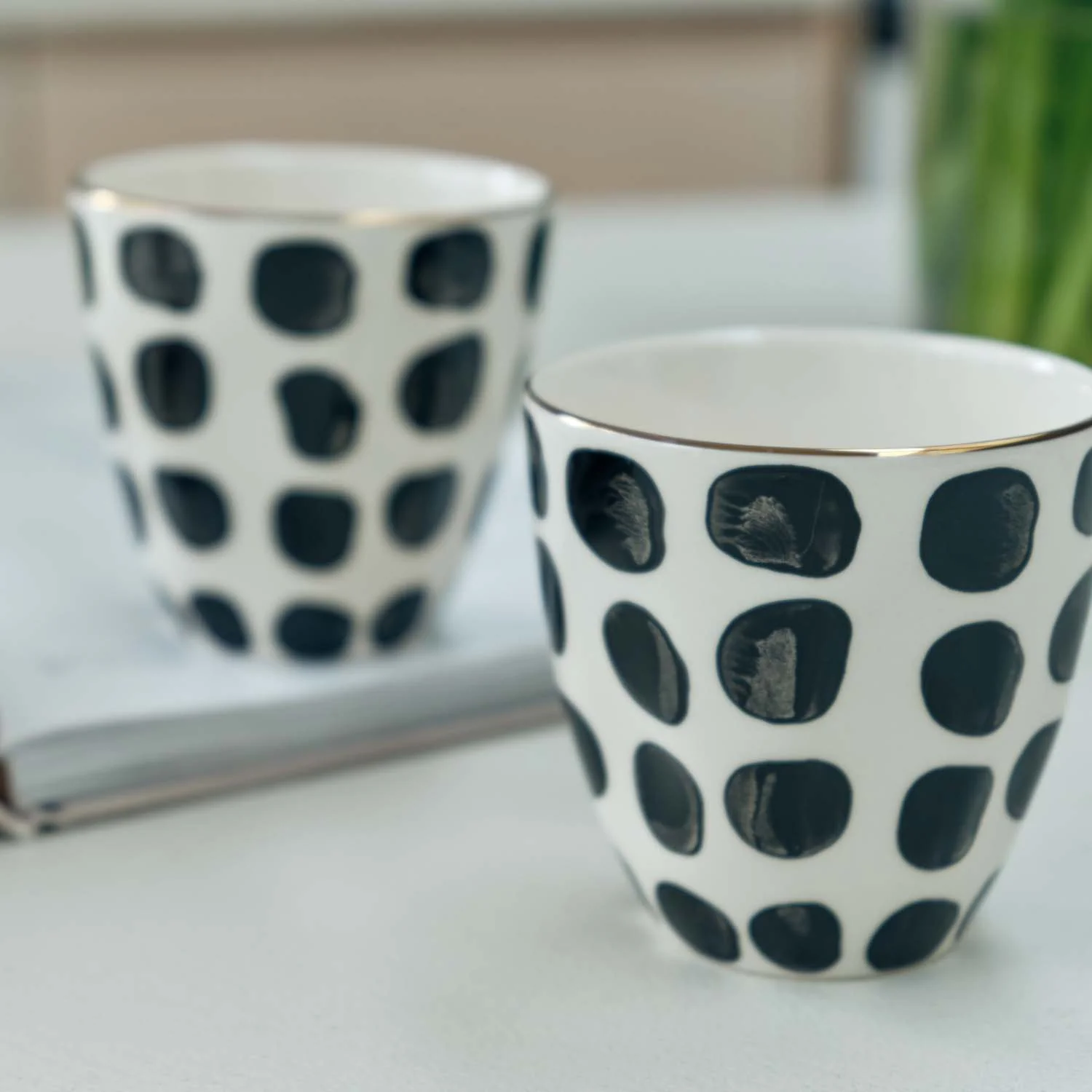 Erna Polka Dot Mug, Set of 2 - Image 3