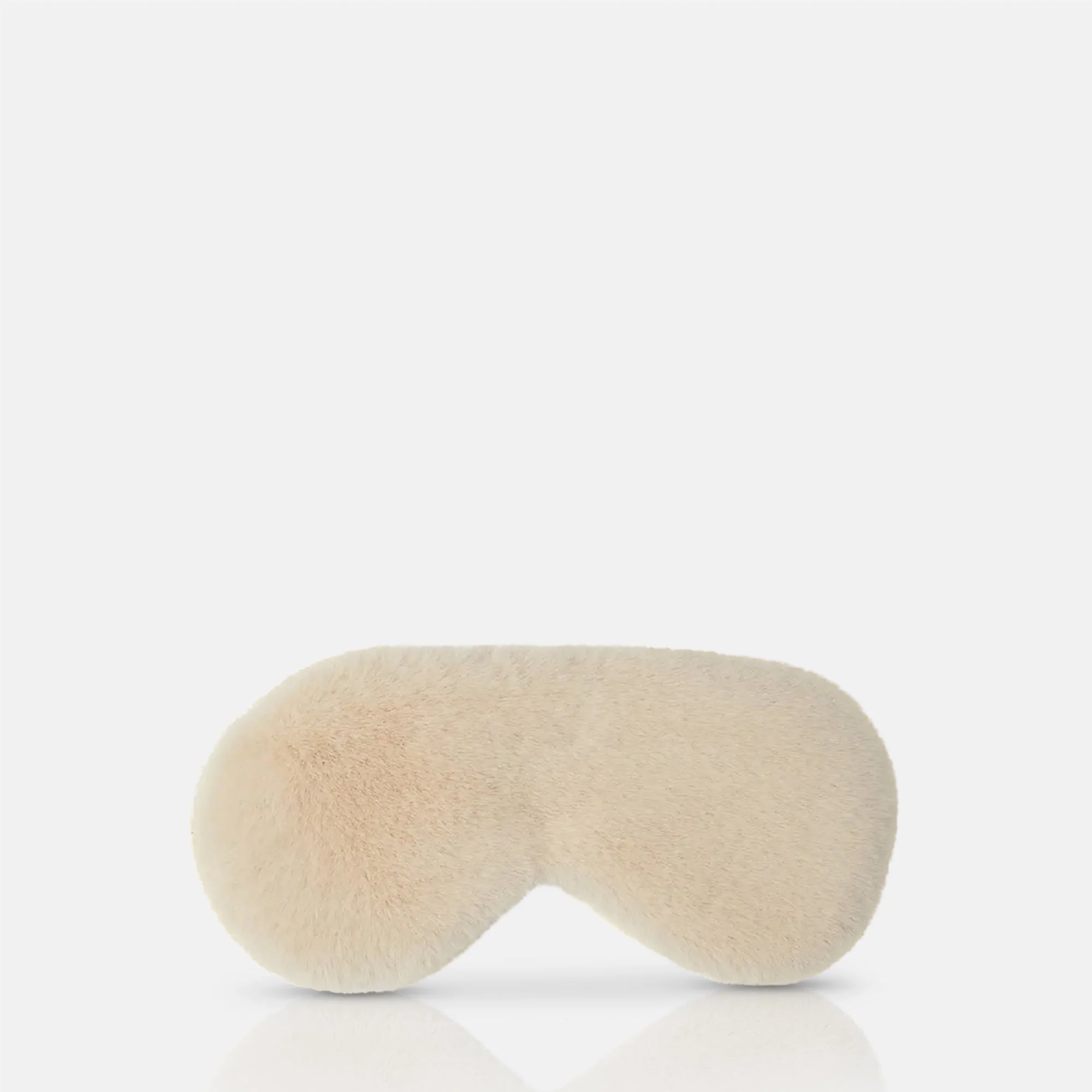 Faux Fur Eye Mask, Latte - Image 4
