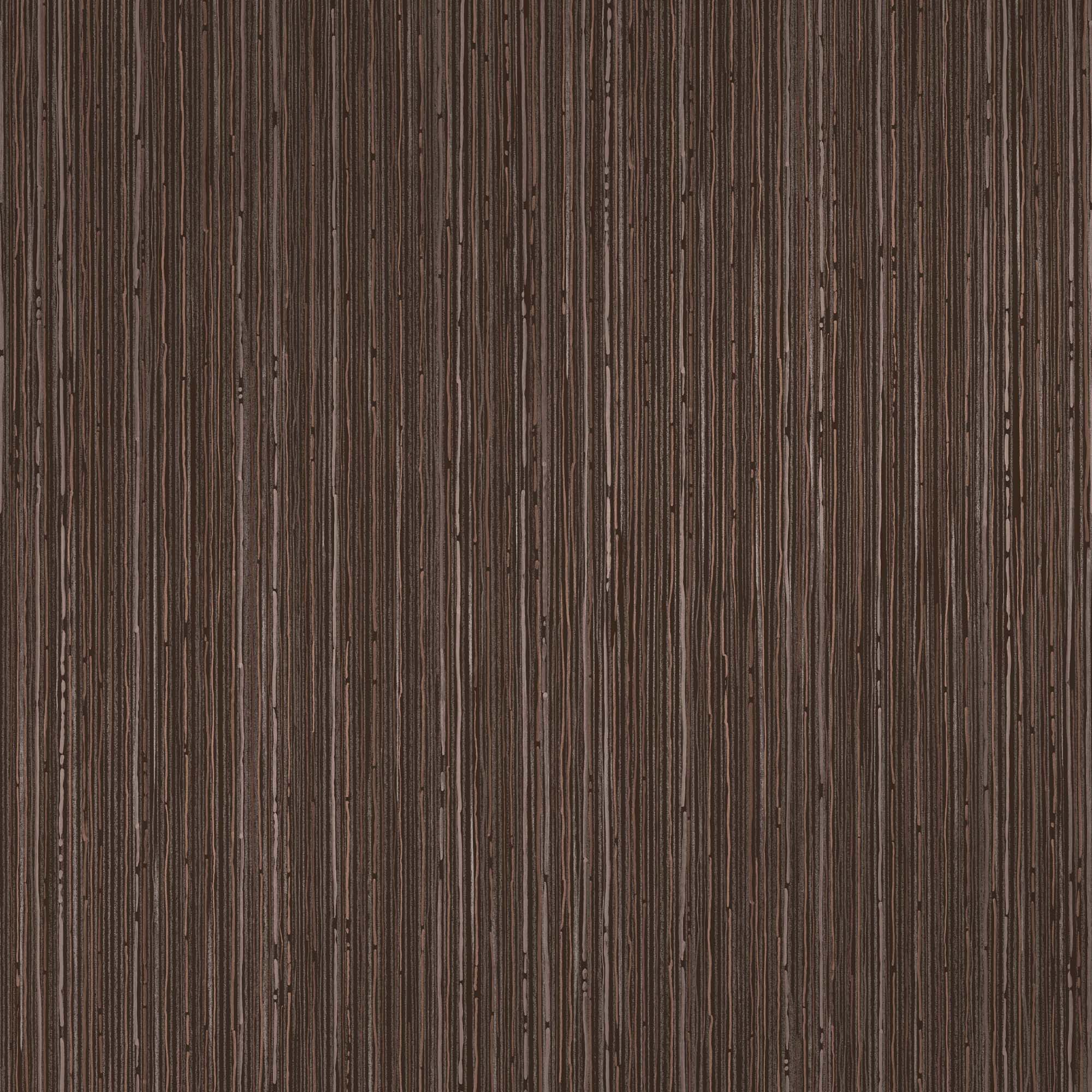 Fibre Stripe Wallpaper, Chocolate - Image 4