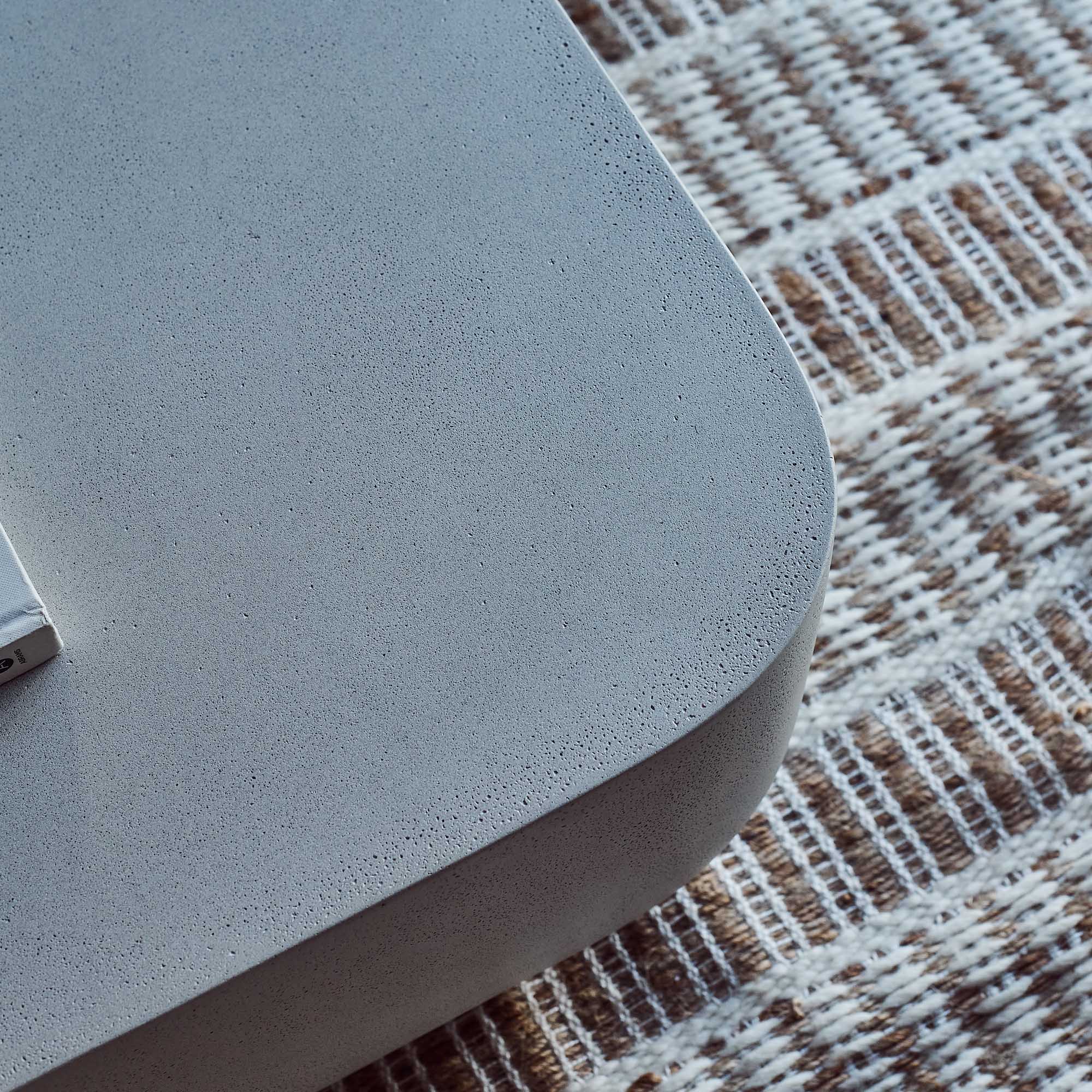 Flat Top Concrete Coffee Table - Image 3