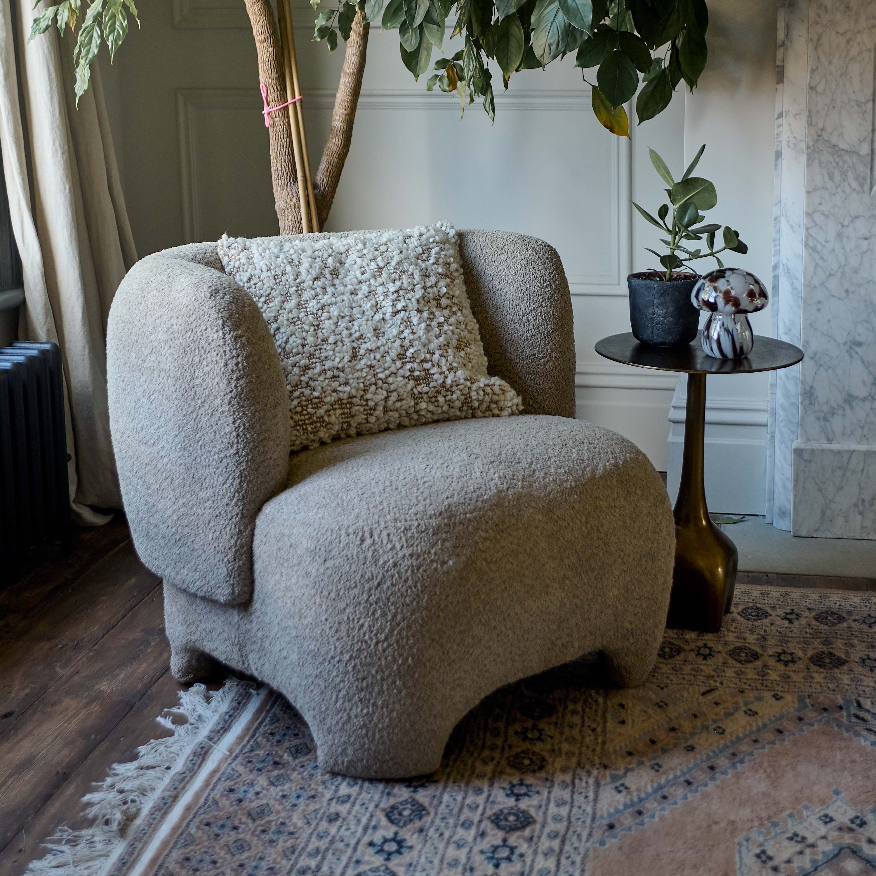 Hallet Boucle Cushion