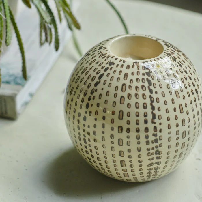 Harmon Ceramic Candle Holder - Image 3