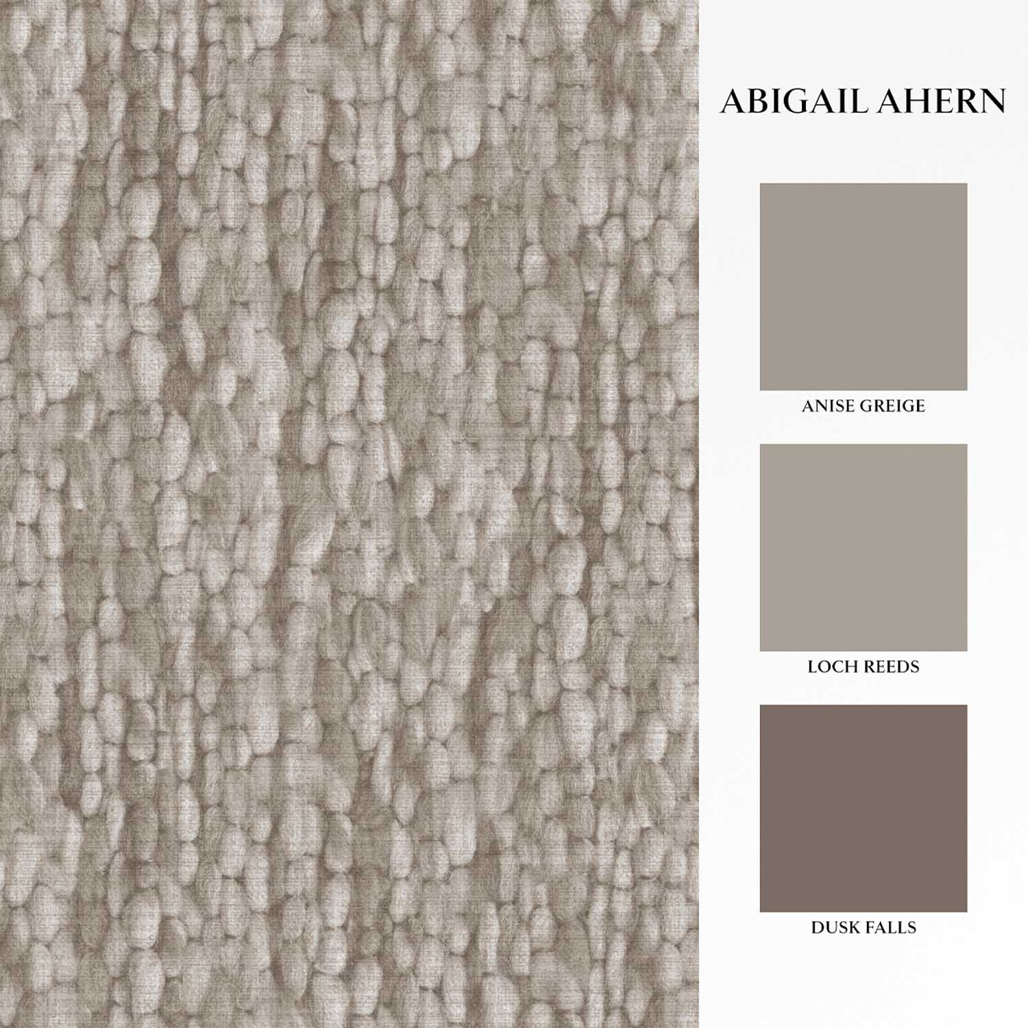 Heirloom Knit Wallpaper, Greige - Image 3