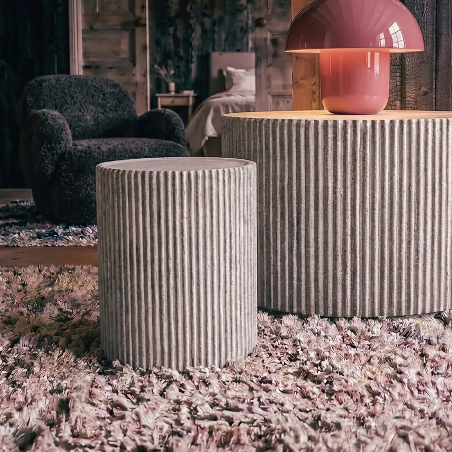 Hereford Stone Side Table