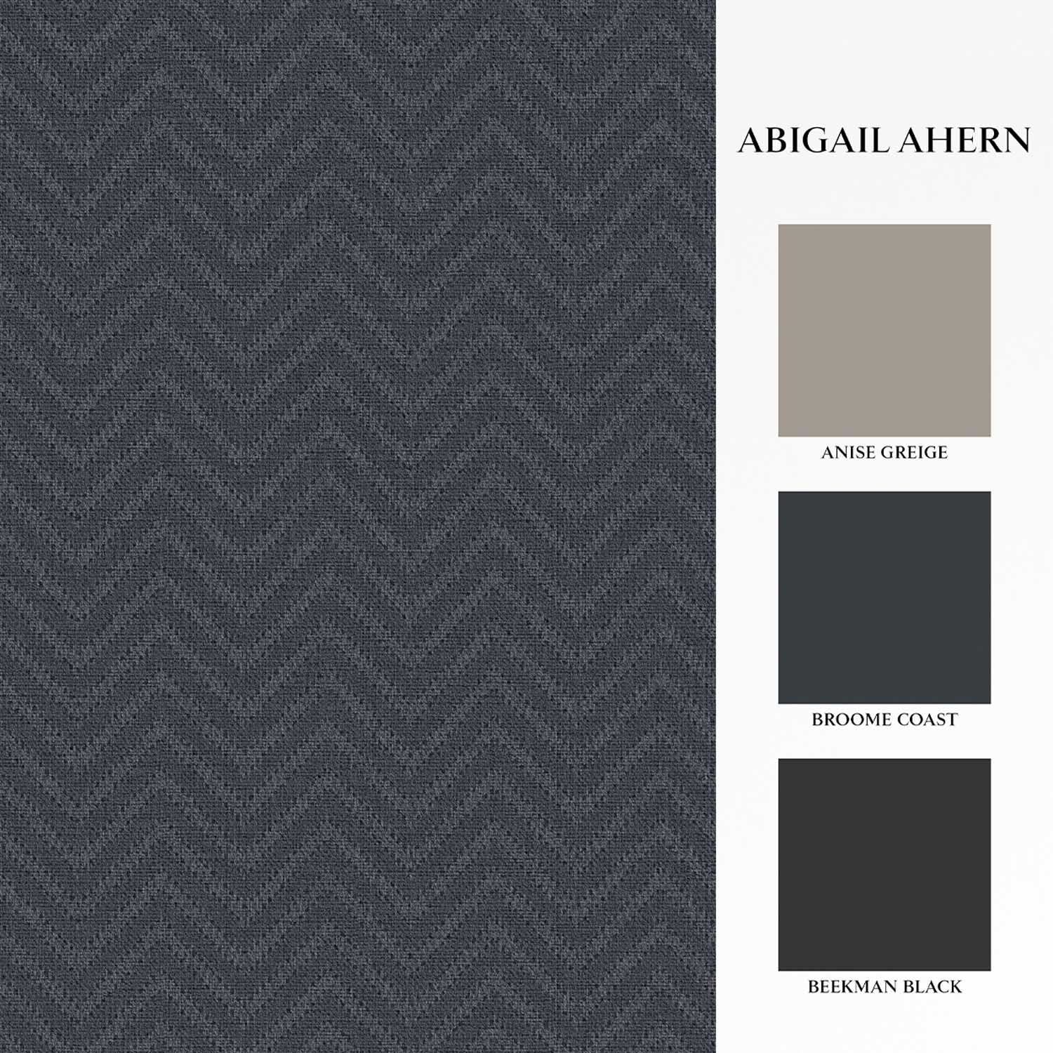 Herringbone Weave Wallpaper, Dusk - Image 3