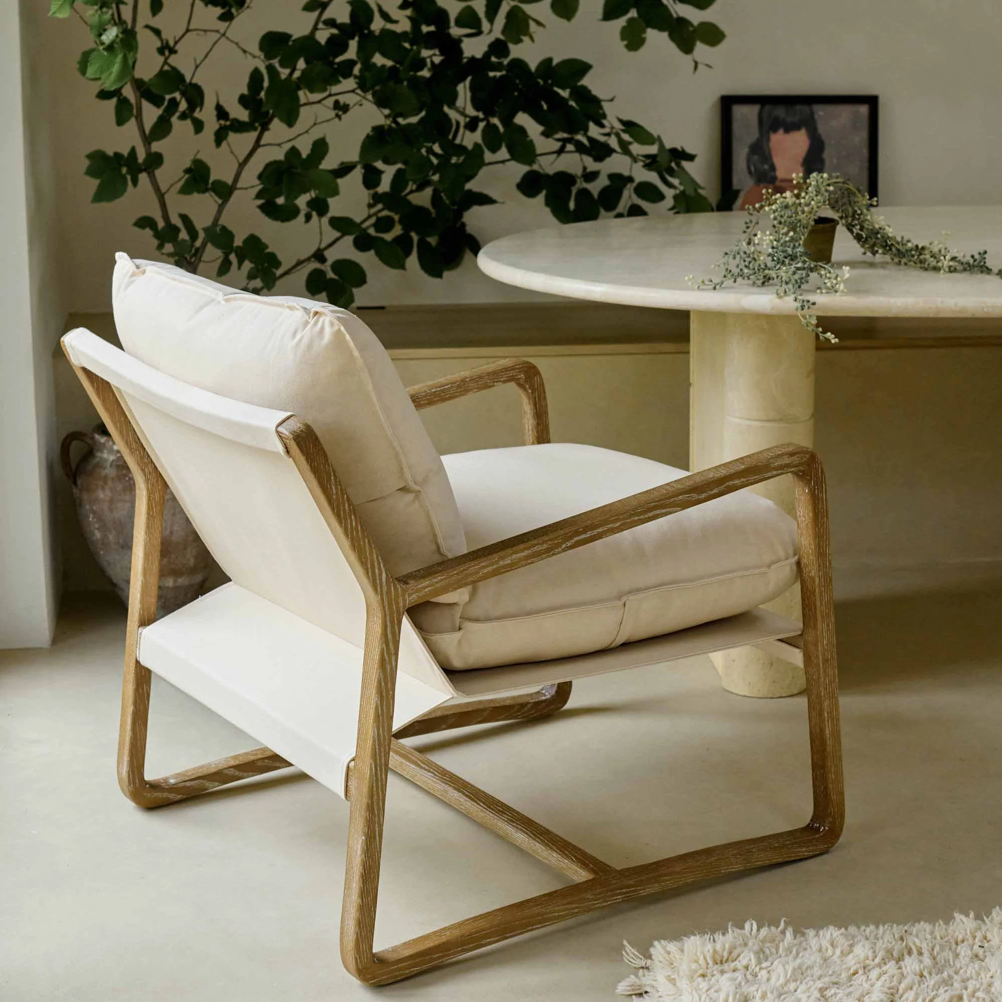 Hockley Wooden Armchair - Image 3