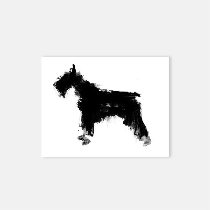 Jasper Dog Print - Canvas 30 x 40 - Image 2