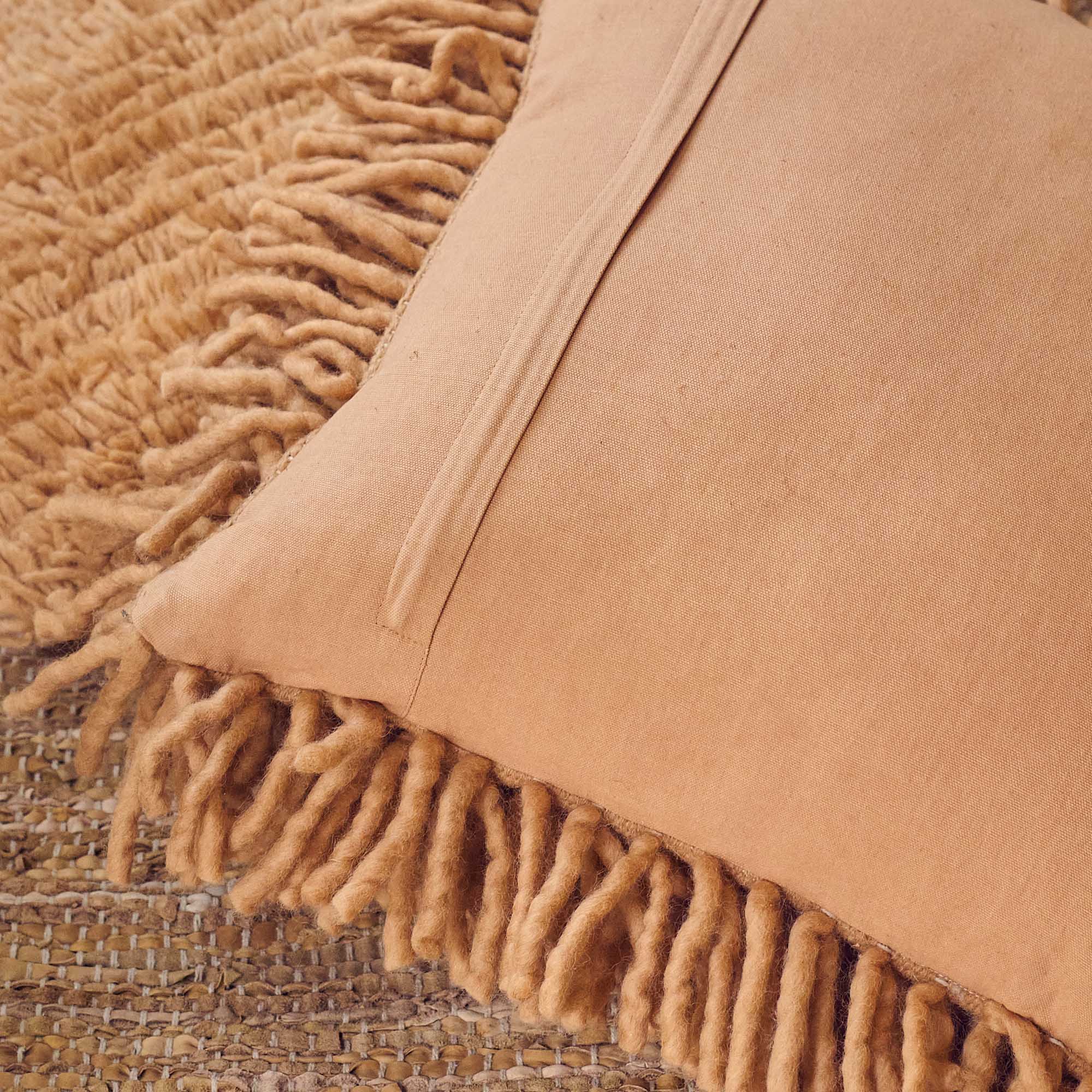 Jensen Textured Cushion, Peach - Image 3