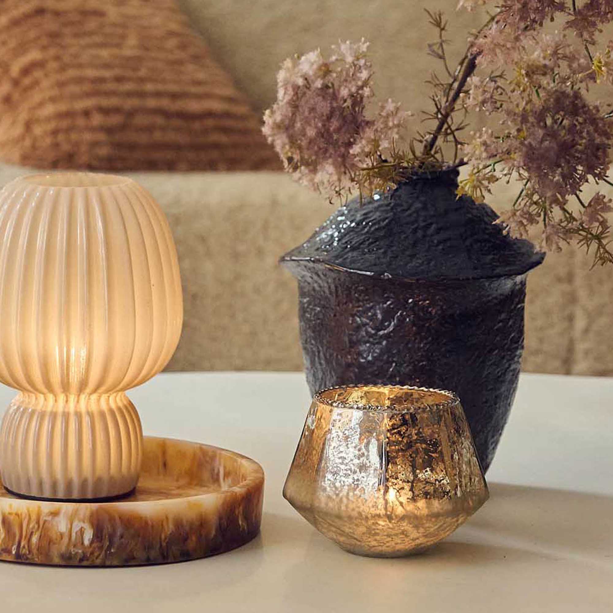 Juliana Glass Candle Holder - Image 2