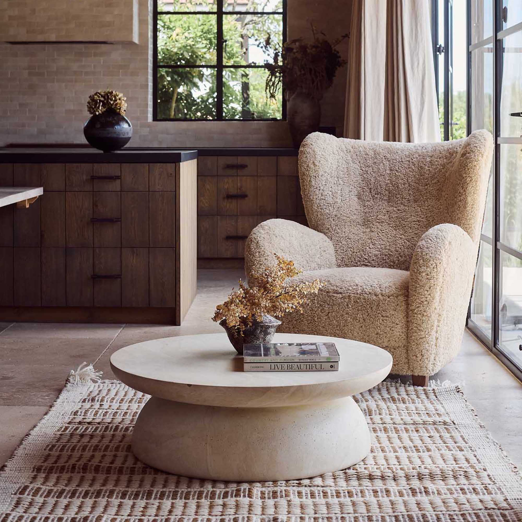 Karina Faux Fur Armchair - Image 6
